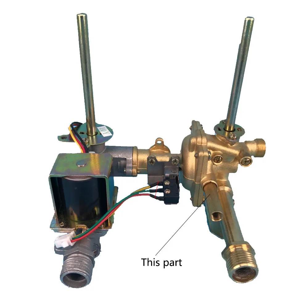Клапан для газового водонагревателя сборные детали канализационная труба из