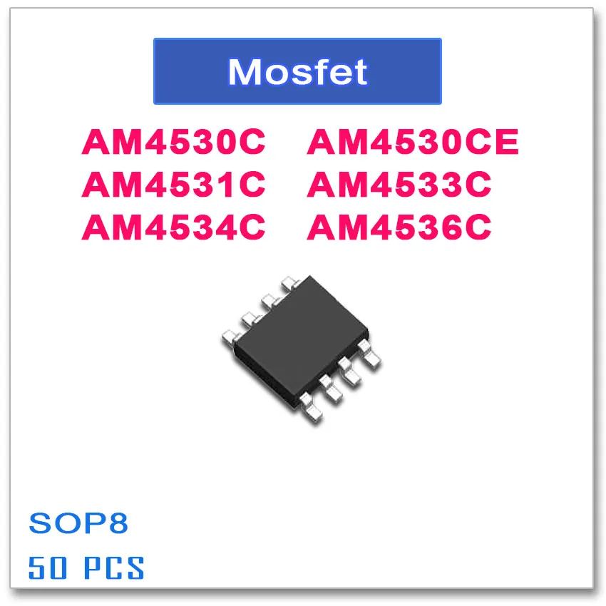 50 шт. SOP8 AM4530C AM4530CE AM4531C AM4533C AM4534C AM4536C 4530 4531 4533 4534 n канальный высококачественный