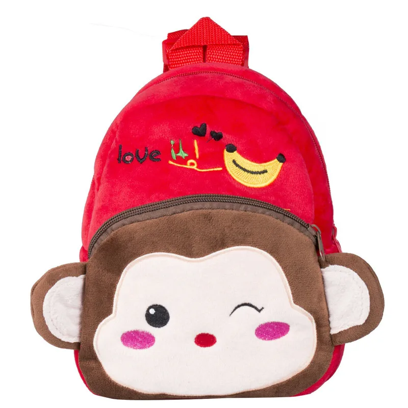 Новый детский мультяшный плюшевый рюкзак школьный наплечный сумки для малышей