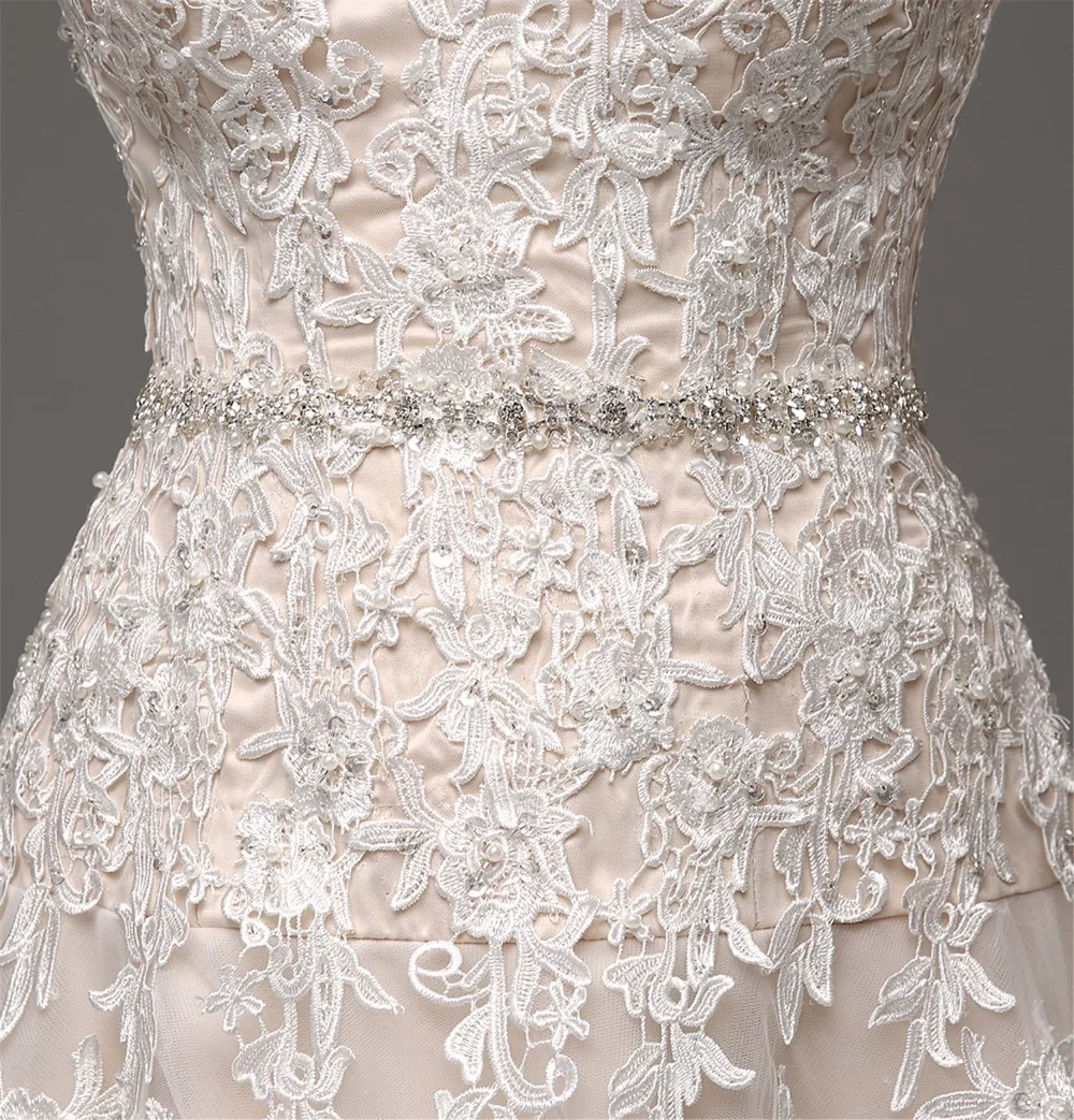 Elnorbridal настоящая фотография Шампанское свадебное платье 2021 Vestidos De Novia линия