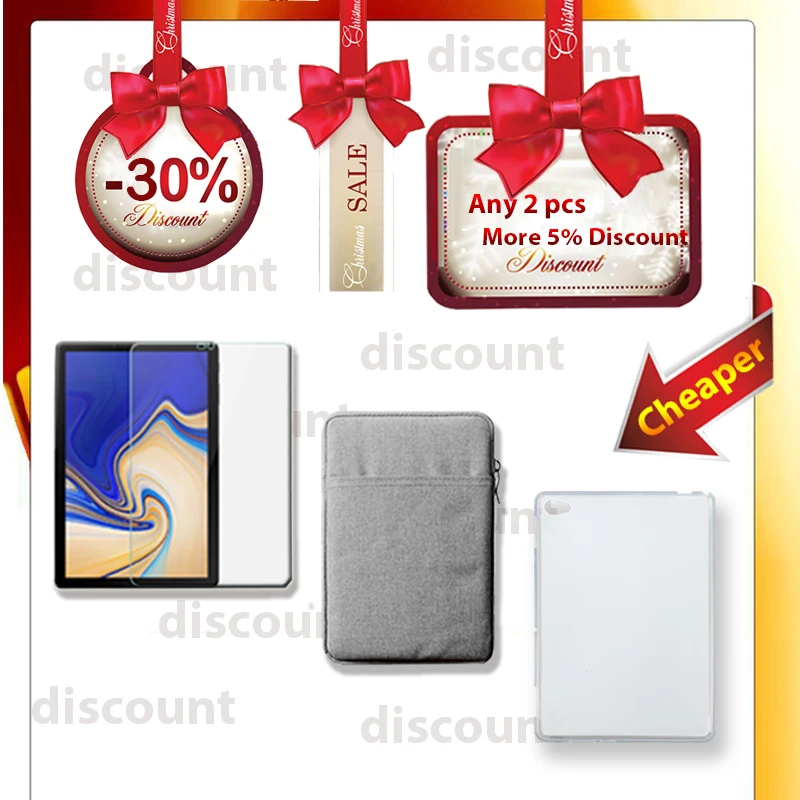 Бесплатный подарок + Чехол сумка чехол из закаленного стекла для Lenovo Tab M10 P10