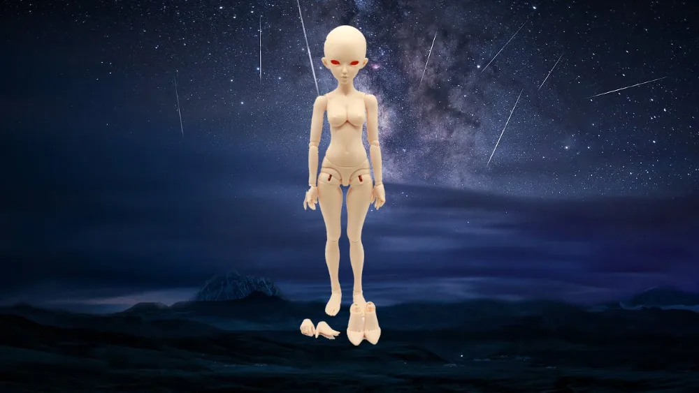 BJD кукла 1/4 Chloes свободные глаза две руки|Куклы| |
