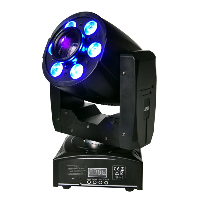 Упаковка летного футляра 6в1 Штабелируемый с колесами Well 6xlot мини Led Moving Head Light 1x30