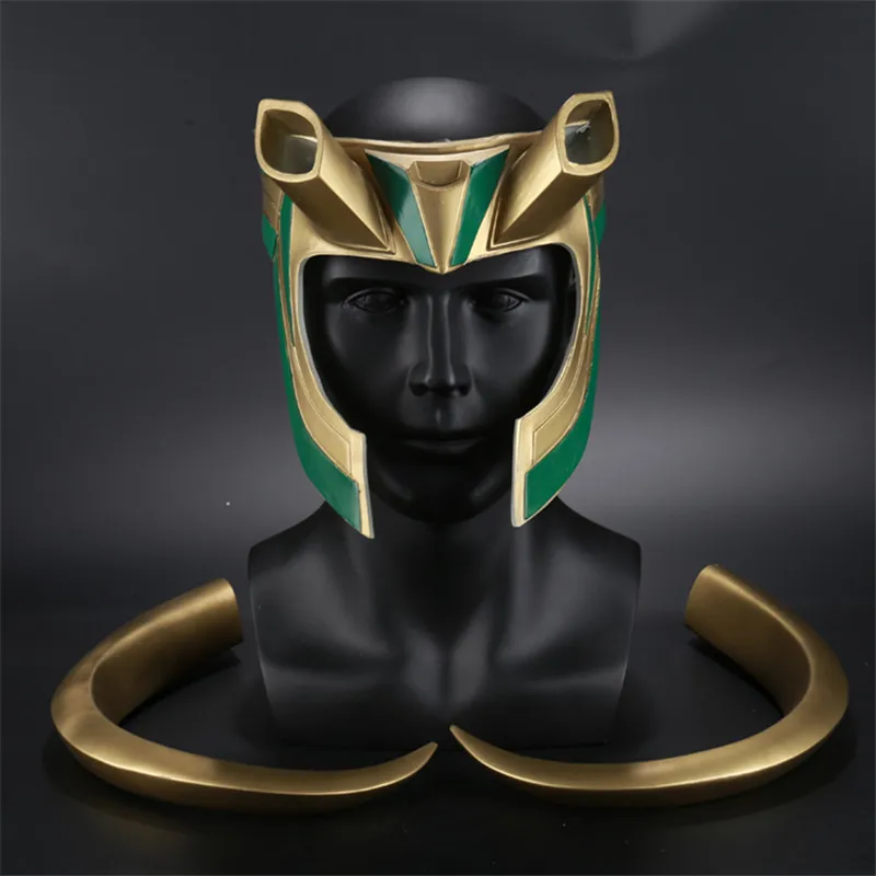 Шлем Loki Thor Ragnarok маска для косплея реквизит ПВХ полноразмерная съемные взрослые