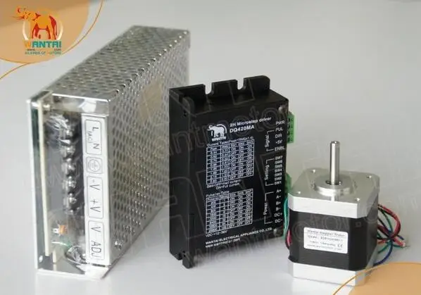 Шаговый двигатель Nema17 42BYGHW804 WANTAI для 3D принтера + Драйвер DQ542MA источник питания|nema17