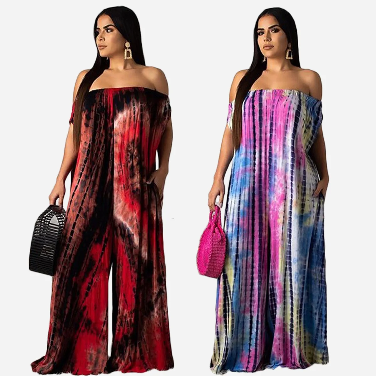 Африканская Женская одежда африканские комбинезоны с цифровым принтом