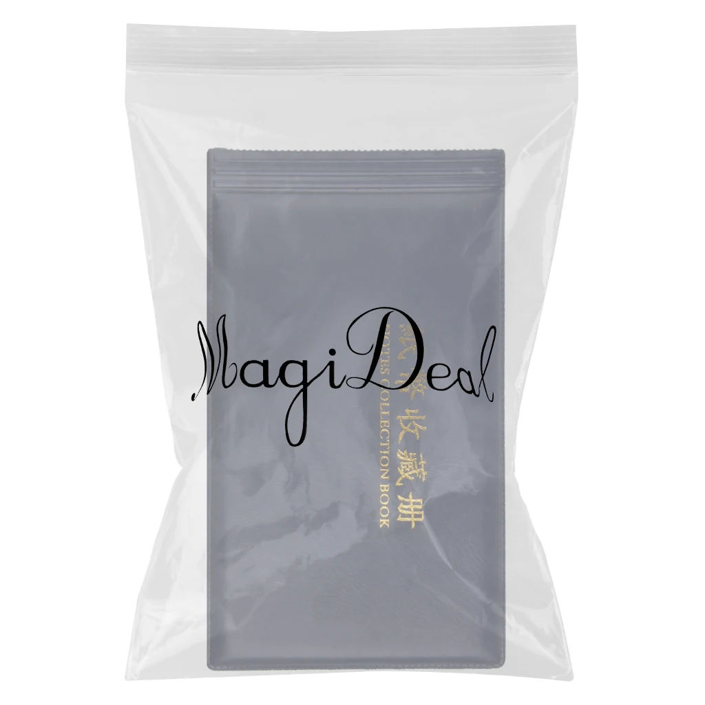 Альбом для банкнот бумажный карман 30 страниц коллекционного дисплея королевский