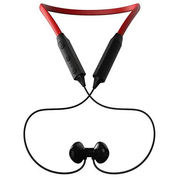 HBQ ix Portable Neckband Bluetooth 4.2 Stereo Headset Hands-free Dust-proof Sports Running Earphone Headphone(Red+Black) | Электроника