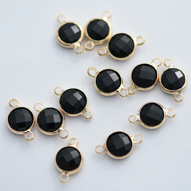 10 штук оптовая продажа коннекторы с кристаллами Аксессуары для ожерелья серьги