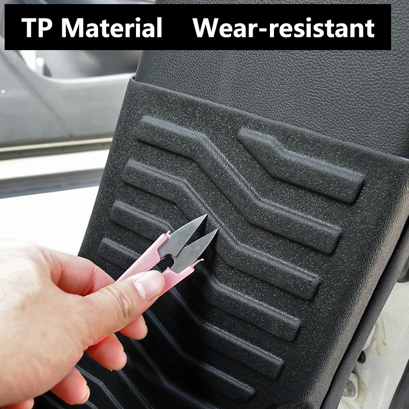 Защитная Наклейка на дверную колонку QHCP TPE 1 пара автомобильная внутренняя