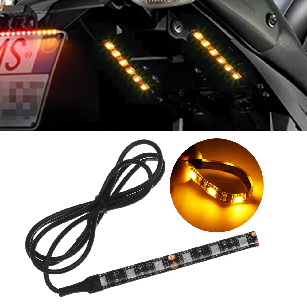 1 шт. Гибкая Универсальная Светодиодная лента для сигнала поворота