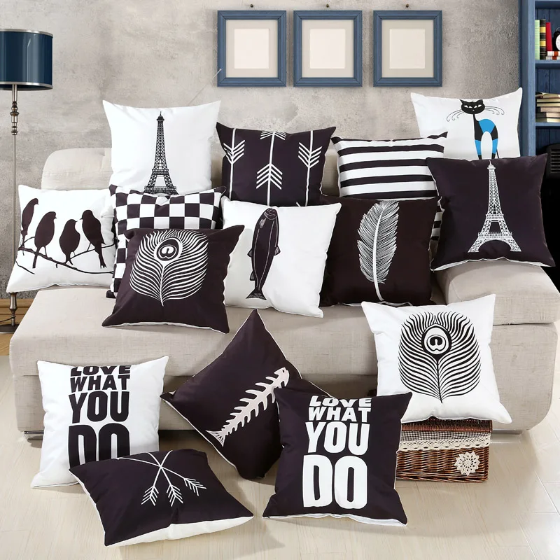 Прямая поставка оптовая продажа супер мягкая бархатная наволочка с Эйфелевой