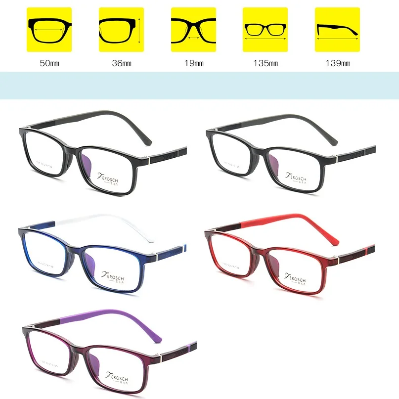 Cubojue Prescription Glasses Men Women TR90 Spectacles Optical Anti Blue Light Progressive Multifocal Photochromic Reflect |