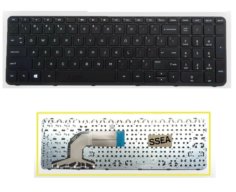Новая клавиатура SSEA US для HP Pavilion 15 15T n e 15N 15E E000 N000 15t e000 n100 e087sr|keyboard for hp|keyboard hp