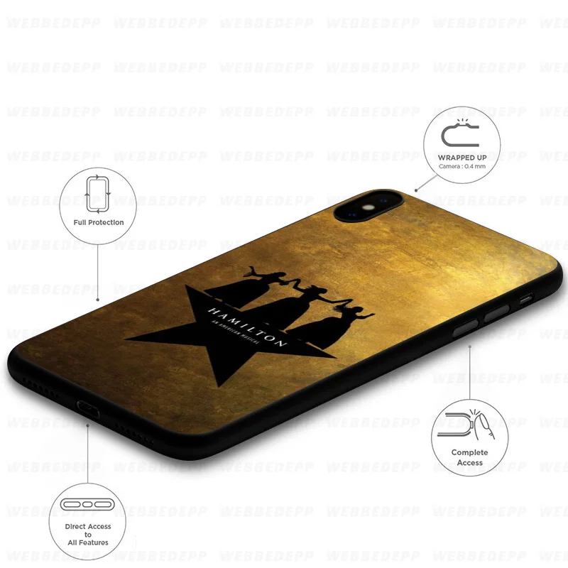 Hamilton Musical Lyrics Soft Case for Huawei Mate Honor 20 6A 7A 7C 7X 8 9 9X 10 View Lite Pro 30 |