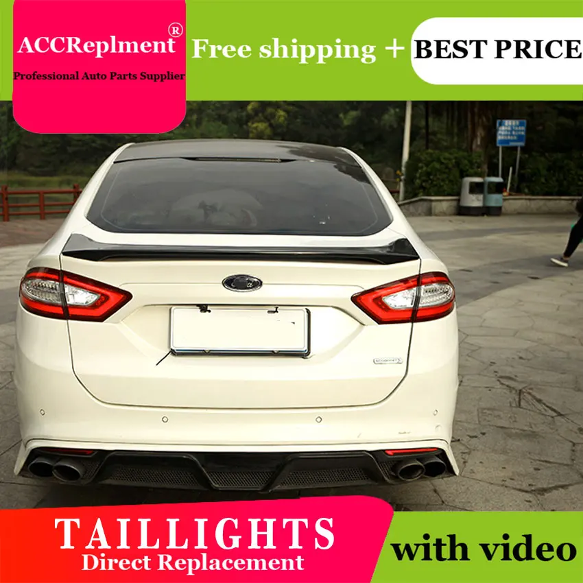 4PCS Car Styling for Ford mondeo Taillights 2011-2014 LED Tail Lamp+Turn Signal+Brake+Reverse light | Автомобили и мотоциклы