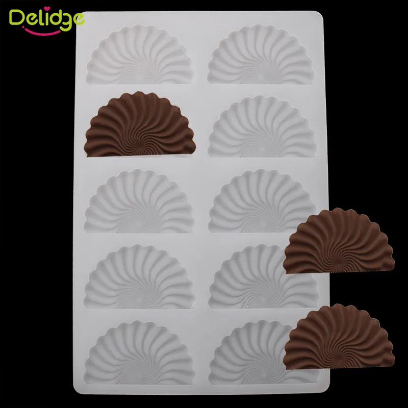 Силиконовые формы для шоколада 1 шт. 3D вентилятор оригинальный инструмент