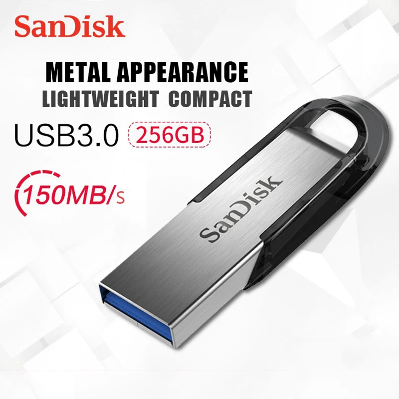 Флеш-Диск SanDisk флеш-накопитель USB 3 0 компактная флешка на 512 ГБ 256 128 64 32 16 карта