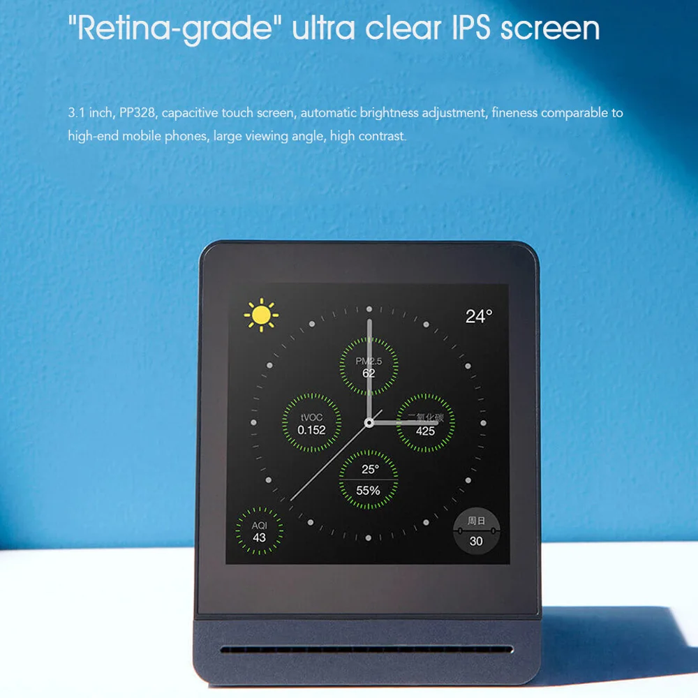 Оригинальный Xiaomi Clear Grass Air Detector 3 1 &quotRetina Touch IPS экран мобильный сенсорный