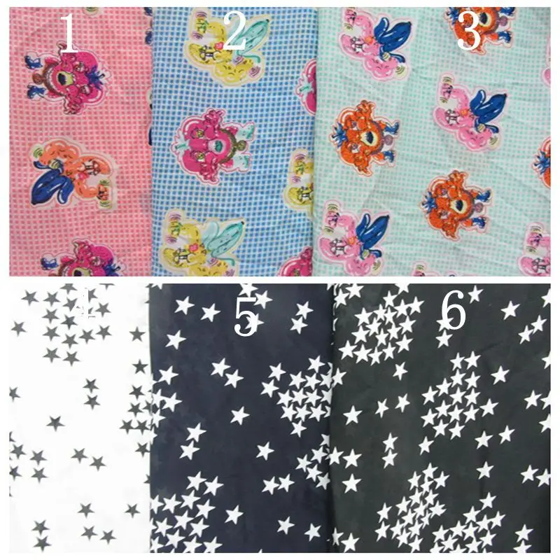 2015 черно-белая синяя шифоновая ткань с рисунком звезды клубничный банан платье