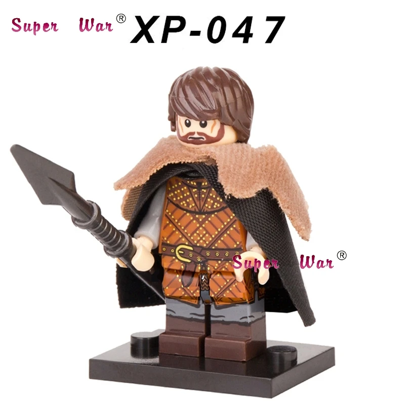 XP047 Одиночная Игра престолов Эддард Старк лед и огонь Кейтлин Алисия Старк петыр строительные блоки Модель Кирпичи игрушки для детей - Цвет: XP047