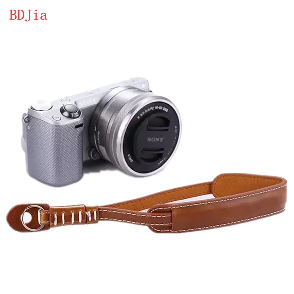 Ремешок на запястье для камеры PU кожаный чехол для sony Canon Nikon аксессуары для фотографии