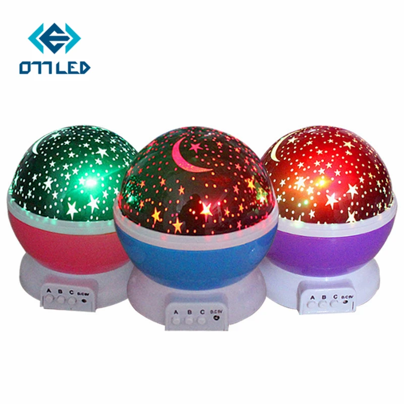 Ночной светильник вращающийся проектор звездное небо звезда мастер дети ребенок