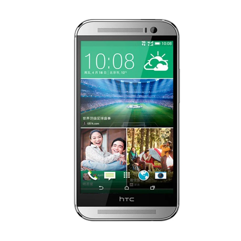 Восстановленный оригинальный разблокированный сотовый телефон HTC ONE M8 с двумя sim