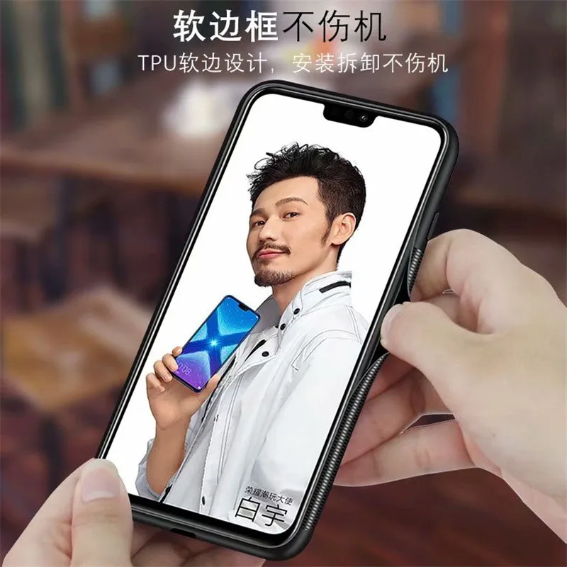 Чехол с объемным мультяшным оленем Прочный чехол для Huawei Honor 8 Lite Play 7X 8X Max 9 10 7C 8C Nova
