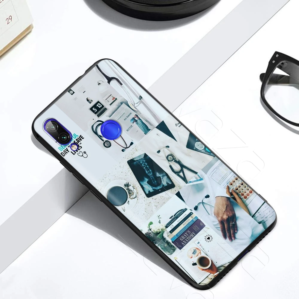 Медсестры доктор стоматолог стетоскоп чехол для Xiaomi Redmi Note 8 9 S K30 Pro MI MAX 3 6 SE A1 A2 A3 10