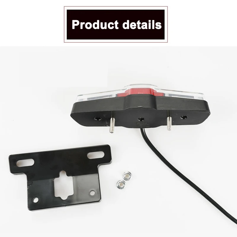 Светодиодный задний светильник индикатор тормозной 36в 48в для электровелосипеда