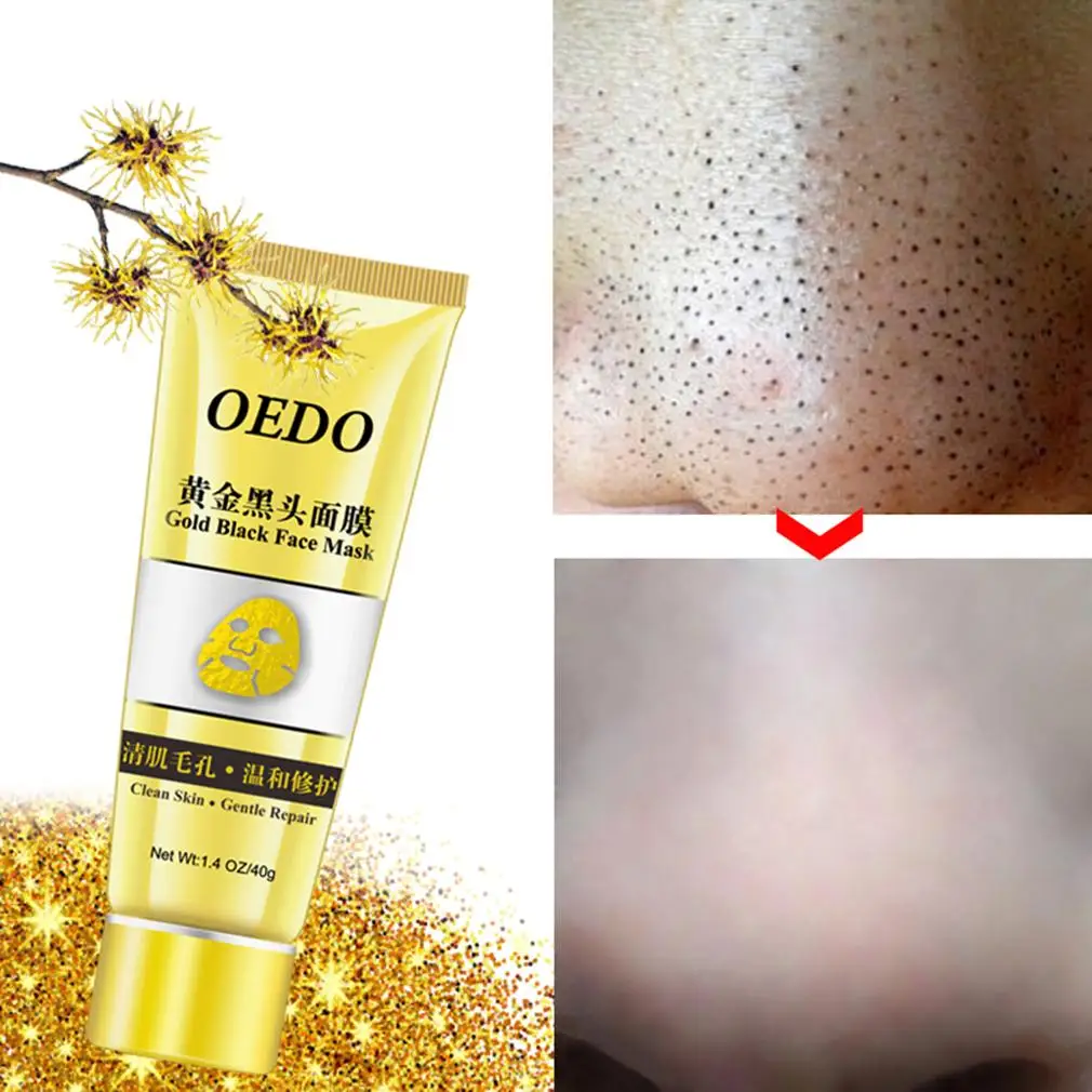 Oedo золото удалить угри маска сужает поры улучшает грубую для носа против черных