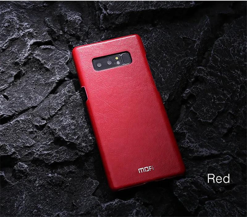 Для samsung galaxy note 8 чехол MOFi для samsung note 8 кожаный чехол SM-N9500 SM-N950F задняя крышка винтажная для samsung note8 жесткая