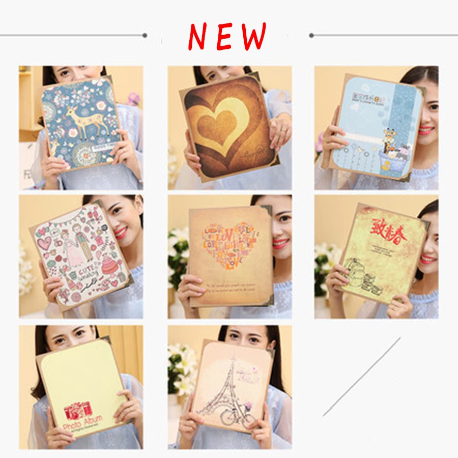 Фотоальбом свадебный альбом для скрапбукинга детский Instax Подарок на годовщину