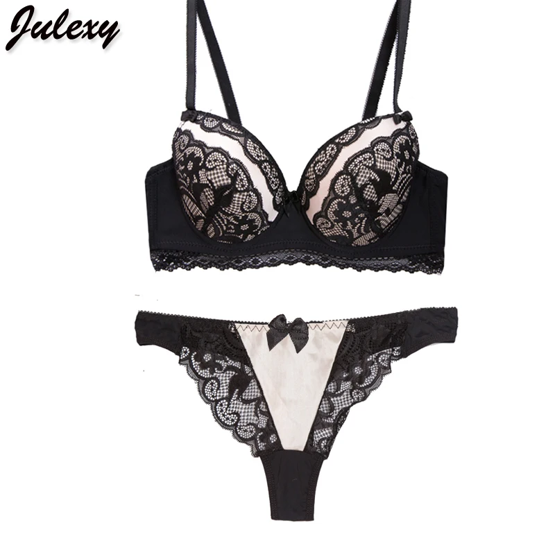 Бренд Julexy, новинка, сексуальный женский комплект с бюстгальтером C D, кружевные открытые трусики, комплект нижнего белья, красный, черный, бежевый, прозрачный бюстгальтер, набор трусов