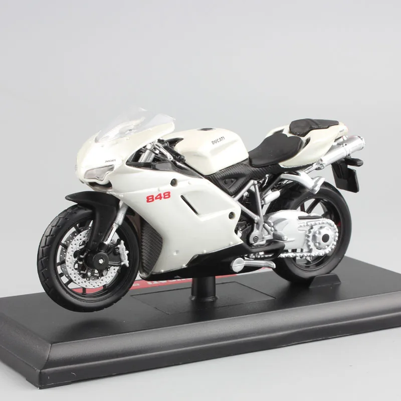 Superbike 848 EVO Maisto 1:18 масштаб детей Супербайк 848 EVO из металла мотоцикл гоночный мотоцикл автомобиля литья под давлением Модель Коллекция игрушки транспорт для детская одежда - Цвет: Superbike 848 EVO
