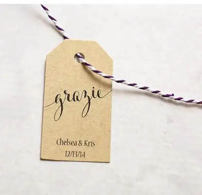 Персонализированные Бирки для подарков на свадьбу или помолвку благодаie
