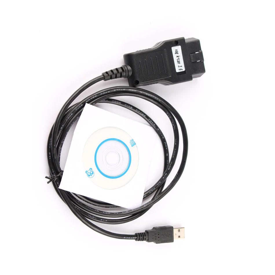 3,6 VAG K CAN Commander 3,6 для Au-di/V-W диагностический инструмент кабель OBDII OBD2 кодовые считыватели сканирующие инструменты с программным обеспечением cd
