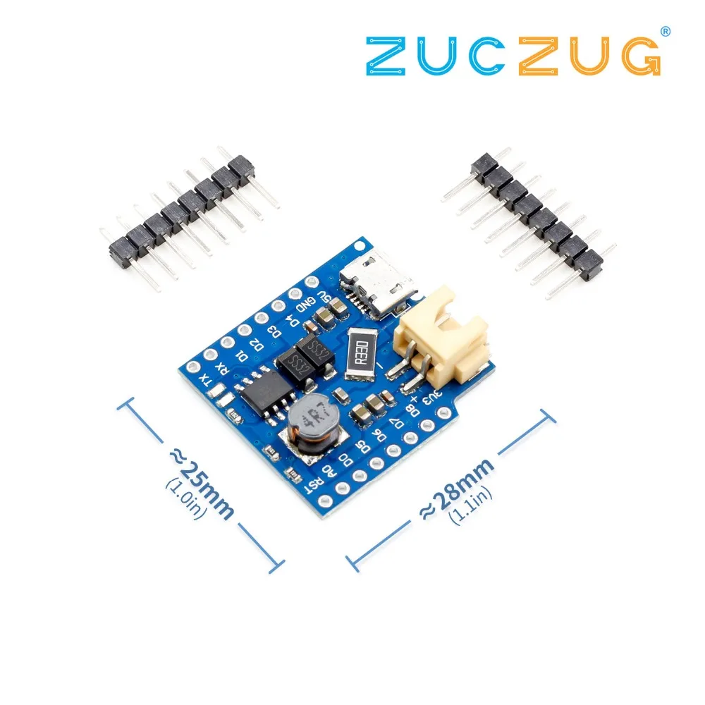 Для Wemos D1 Mini Защита аккумулятора USB одиночный литиевый аккумулятор зарядный