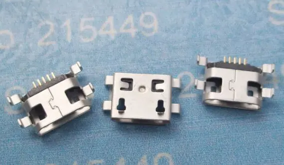Микро usb разъем 5pin зарядный порт запасные части для многих мобильных телефонов и
