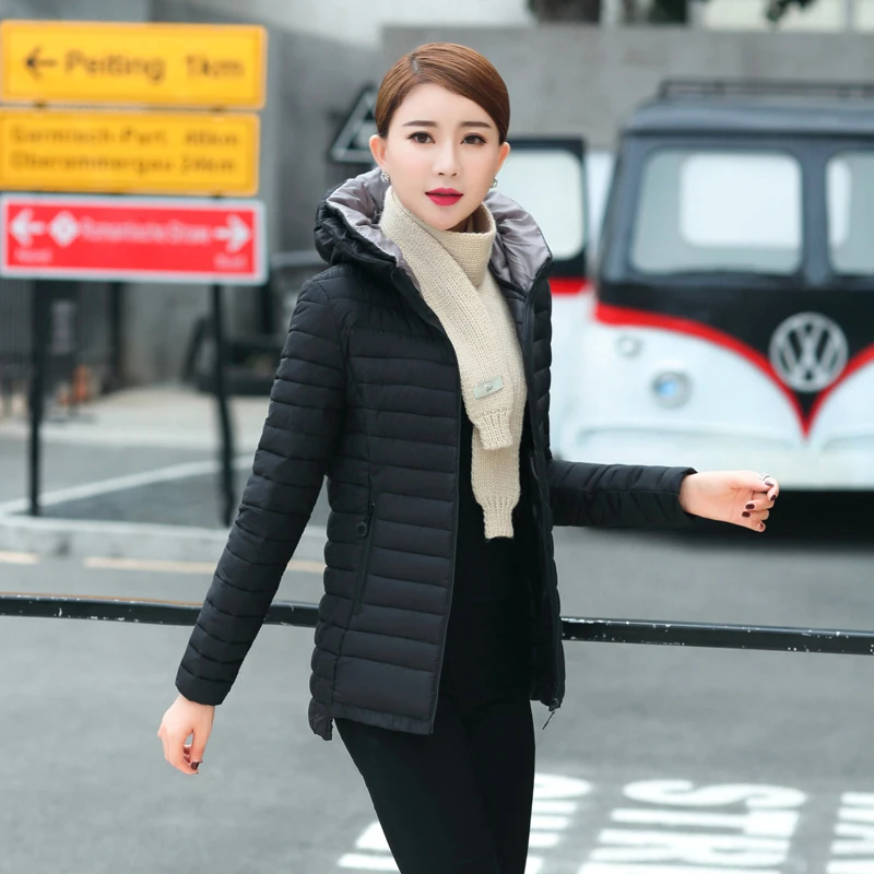 2018 короткие для женщин пальто осень зима s Базовая куртка Женский хлопок