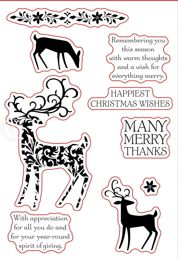 Прозрачный силиконовый печать штампов для DIY Скрапбукинг фотоальбом