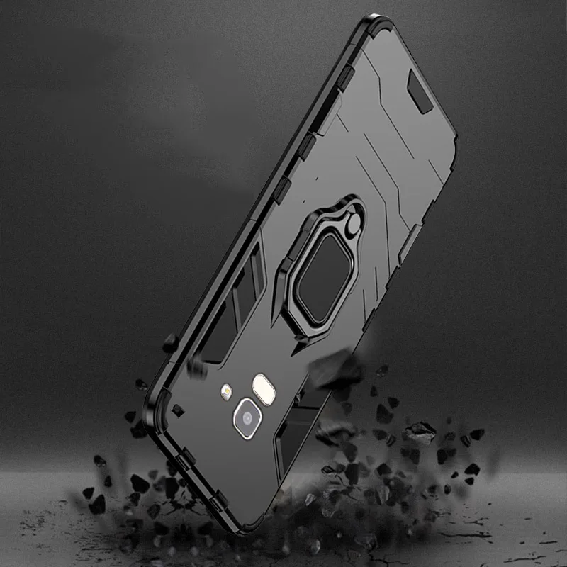 Phone Case For iPhone XR XS Max Metal Ring Holder Stand Magnetic Back Cover 7 Plus 8 6 6s X |