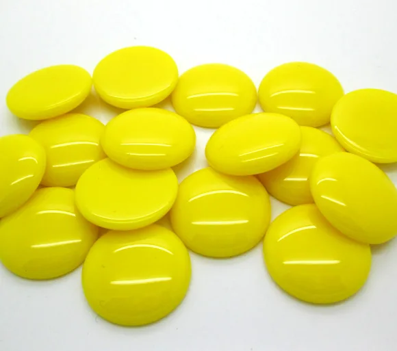 30 шт. круглые бусины из смолы украшения рукоделие плоская задняя сторона кабошон