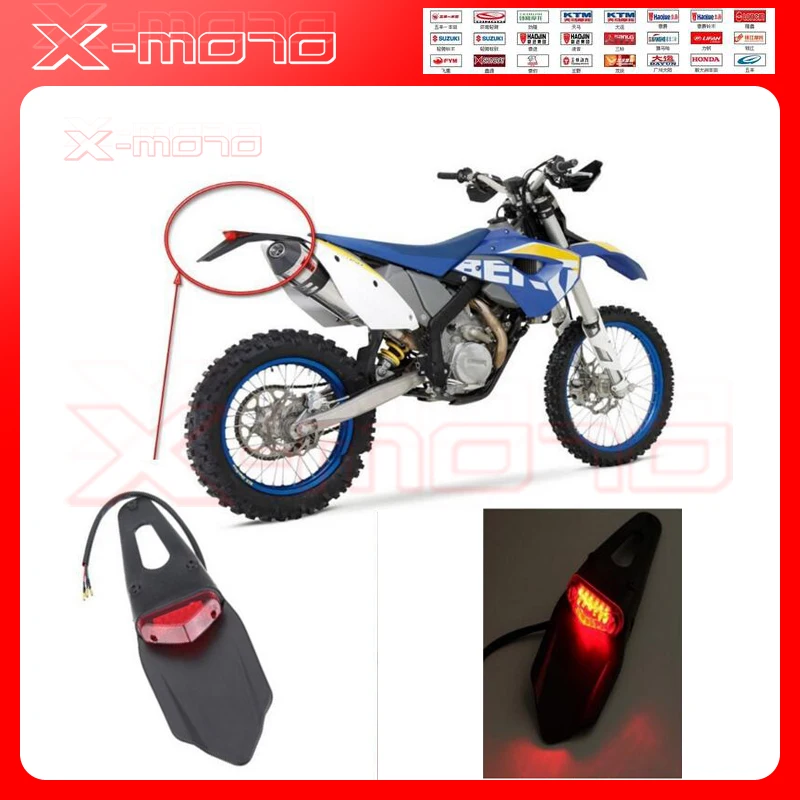 Светодиодный задний фонарь со стоп сигналом и кронштейном для внедорожного