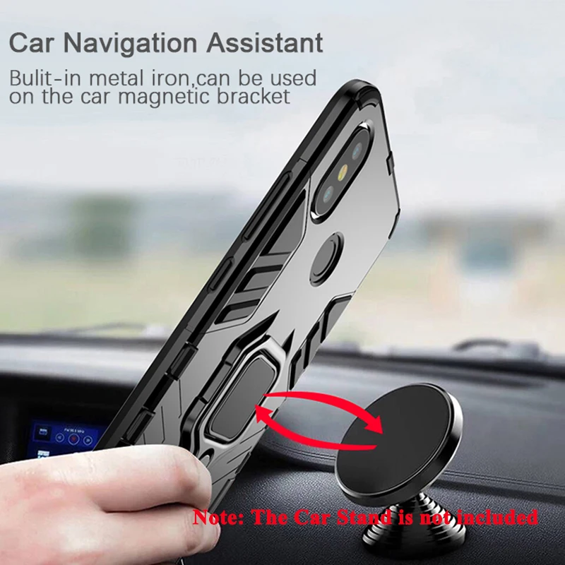 360 магнитный металлический Гибридный Жесткий ПК мягкий резиновый чехол для Huawei P30