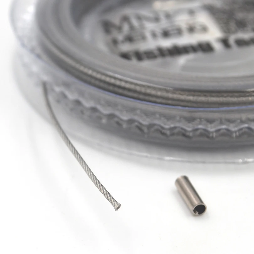 Рыболовная проволока MNFT 1 шт. 10 м леска из нержавеющей стали 7*7 жил 80 фунтов 1*7 40 с