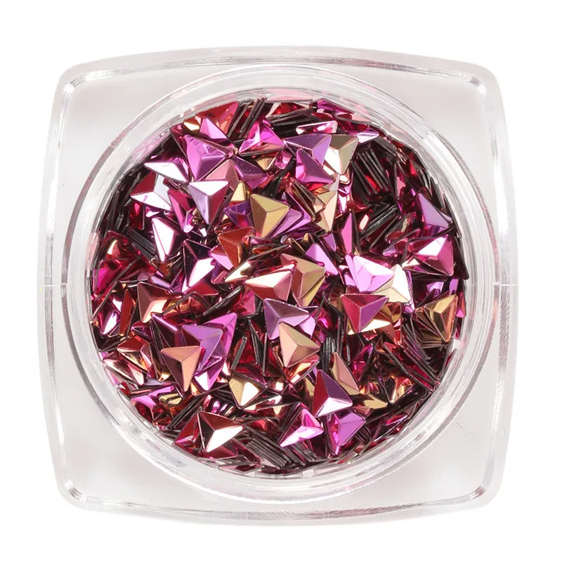 Новые 1 коробки цвета Блестки для нейл Арта (искусство украшения ногтей) Хамелеон