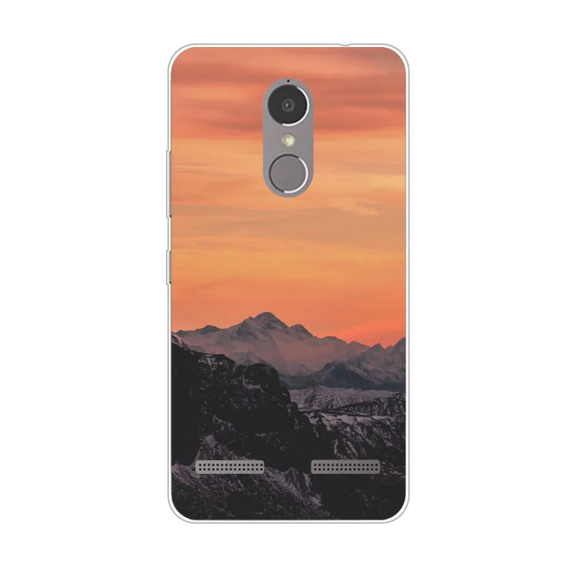 Lenovo k6 power Case Silicon scenery Painting Soft TPU Back Cover for Protect Phone cases shell |