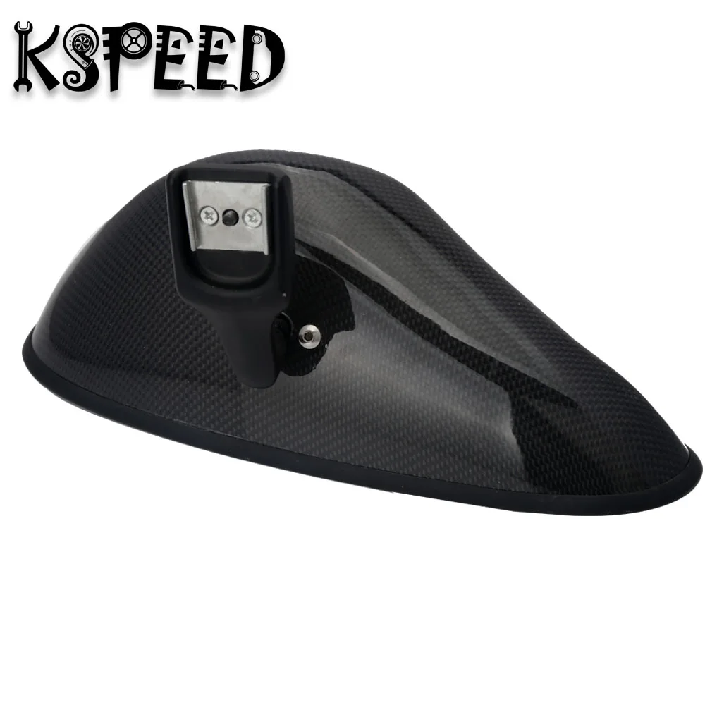 Универсальное зеркало заднего вида с синим оттенком вогнутое из углеродного